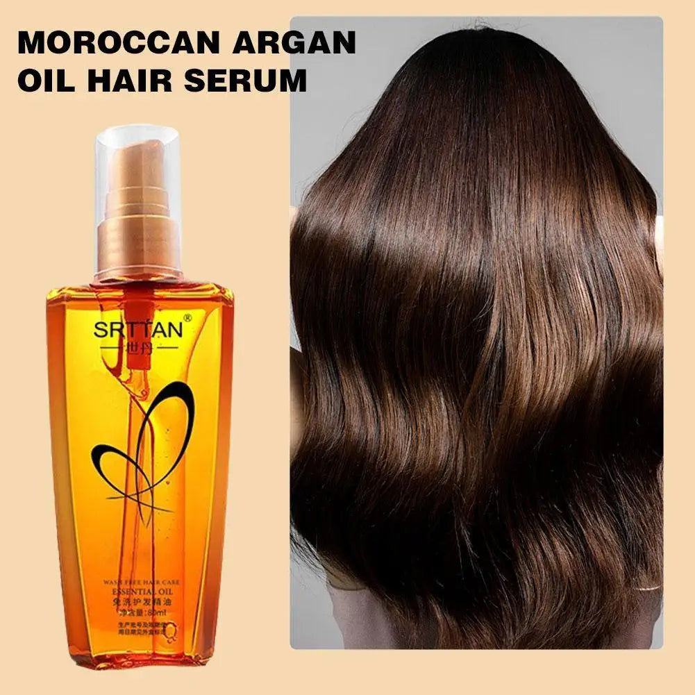 Moroccan Argan Hair Serum – Lightweight Shine & Repair